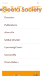 Mobile Screenshot of geetasociety.org