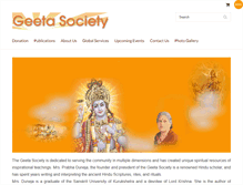 Tablet Screenshot of geetasociety.org